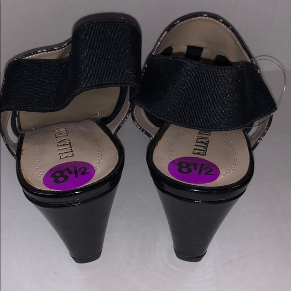 NWT Ellen Tracy Idol Snakeskin Sandals, Size 8.5 - Picture 4 of 6